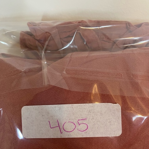 Thread and Supply Rusty Pink Brown Dress Pants Wide-Leg Lagenlook Extra Large - Picture 15 of 16